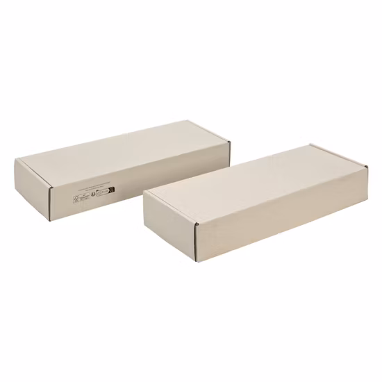 ロゴ印刷された段ボール包装クラフト紙箱