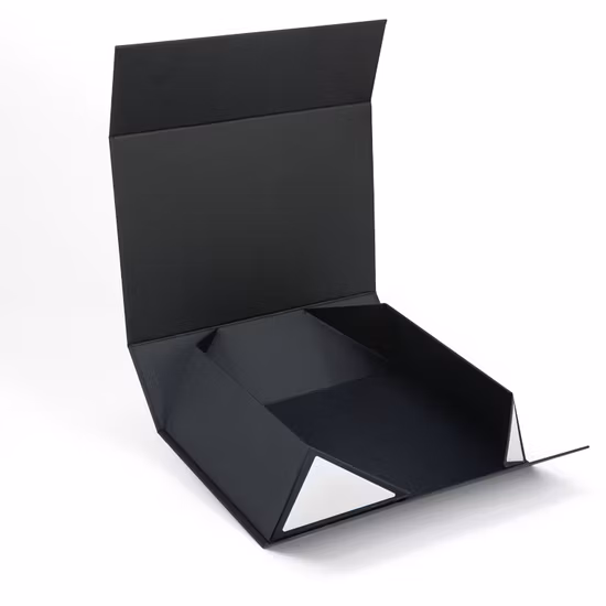 Firstsail ホワイト ブラック ピンク 折りたたみ段ボール 包装紙 衣類 靴 かつら 配送用ギフトボックス リボン付き